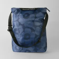 新品 マリメッコ Marimekko トートバッグ ウニッコ NEAT CROSSBODY M ダークブルー/ブルー