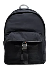 未使用 ポールスミス バックパック リュックサック マルチストライプ ネイビー 紺 メンズ レディース キャンバス Paul Smith APS475