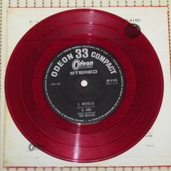 EPレコード　赤盤　ビートルズ　ミッシェル　OP-4160　Ⓗ￥600　BEATLES　MICHELLE　REDWAX