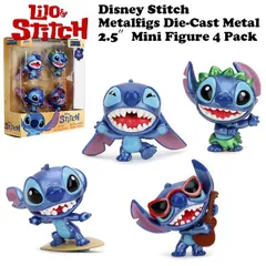 METALFIGS Diecast Figure DISNEY STITCH 4-Pack【スティッチ フィギュア】