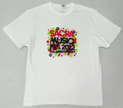 【中古】Tシャツ Tシャツ ホワイト XLサイズ 「SACRA MUSIC FES. 2022 -5th Anniversary-」