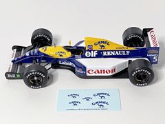 デアゴスティーニF1ミニカー対応 1/24 ウイリアムズ FW14B キャメル