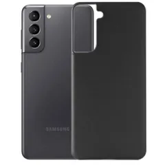 Galaxy S21+ ケース SCG10 ギャラクシーs21プラス  耐衝撃 シンプル さらさら ハード ケース 【Color】 ブラック