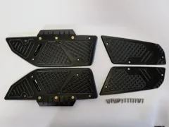 TMAX500 XP500 アルミステップボード アルミ調 ステップマット ヤマハ TMAX500 5GJ/SJ02J ブルー