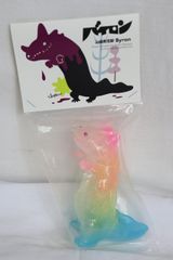◇バイロン 山椒魚怪獣 ナカザワ ショーコ 原宿mini個展 レインボー ソフビ