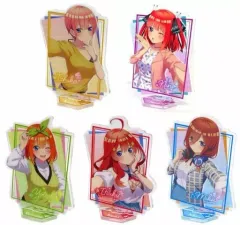 【中古】アクリルスタンド・アクリルパネル 全5種セット 「映画 五等分の花嫁 アクリルスタンド 私服ver.」