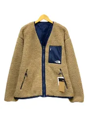 THE NORTH FACE (ザノースフェイス) REVERSIBLE EXTREME PILE CARDIGAN フリースジャケット NP72334 XL ネイビー ブラウン メンズ/036