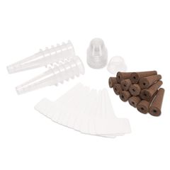 iDOO 水耕栽培キット 発芽キット交換 備品 バスケットX12 スポンジX12 タグX12 プラスチックハットX12 カバーX6 (種子は含まれていません)
