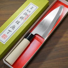盛弘鍛冶工場製 家庭用包丁 鋼ステンレス 310mm 木製柄 現在8年待ち