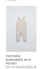 ザラキッズ オーバーオール サイズ 18 ヶ月