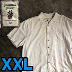 T5992 Jamaica Jaxx オープンカラーシャツ　シルク　古着