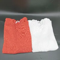 ◇ ⊂ 《 GeeRA ジーラ まとめ売り２点セット サイズL リブニットカットソー レディース 》 E  【1502060044011】