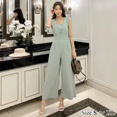 【グラシア】キャバドレス キャバスーツ ノースリーブ ワンピース キャバ嬢 キャバクラ ラウンジ ワイドパンツ Vライン レディース