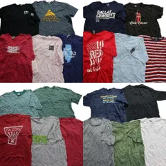 古着卸 まとめ売り 半袖Tシャツ 20枚セット (メンズ XL ) プロチーム NFL カウボーイズ ボーダー アンダーアーマー 中古 古着 MY5965