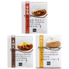 博多華味鳥 カレー3種（華味鳥カレー、手羽元カレー、粗挽きキーマカレー）×各2食セット