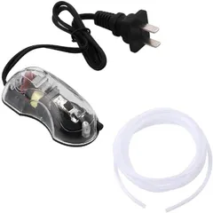 Monica James 水槽 投げ込みタイプ スポンジフィルター ろ過 アクアリウム 酸素 供給 エアレーション エアポンプ 吸盤付属 大型 水質 交換 エアー 環境管理 2個セット( クリア,  エアポンプ/チューブ付属)