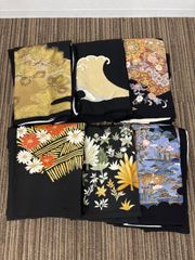 ◆となみ織物 本加賀友禅作家 毎田仁郎 六通柄袋帯 袋帯 加賀友禅 毎田仁郎 となみ帯 刺繍 純金箔 - メルカリ