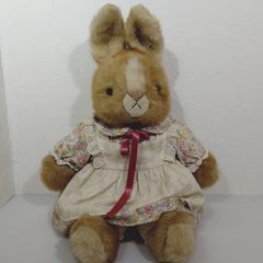 ファースト社　うさぎ　ぬいぐるみ　レトロ 昭和レトロ ヴィンテージ ファースト社 コットンウサギ