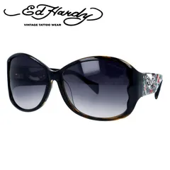 【訳あり】エドハーディー サングラス EdHardy EHA.ROSE DAGGER オリーブ/スモークグラデーション レディース UVカットのサムネイル