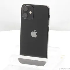〔中古品〕 iPhone12 mini 64GB ブラック MGA03J／A SIMフリー【348】