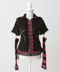 夢展望公式 [新品未使用] 猫耳パンクショートトップス [ピンク] 他カラー別ページ有 dearmylove カットソートップス カットソートップス・Ｔシャツ（長袖） 535510-02