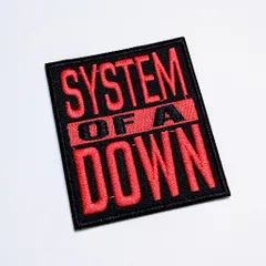 送料無料！ ★刺繍アイロンワッペン★【 System of a Down（ システムオブアダウン）】 〚アメリカン雑貨 アメトイ〛