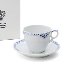 新品☆宇野亞喜良 藍色 カップ☆そば猪口 不思議の国のアリス 猫 宇野