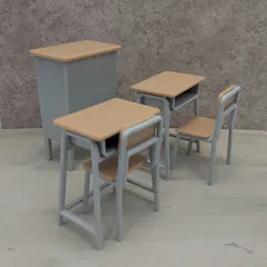 学校のおもいで　５８個　机・椅子２６セット他　　【メガハウス】 メガハウス】学校のおもいで 机・椅子26セット他合計58個 △C061