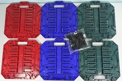 【大清水44-1-0831】仮面ライダービルド DX パンドラパネル グリーン ブルー レッド 計6枚セット ジョイント24個付き