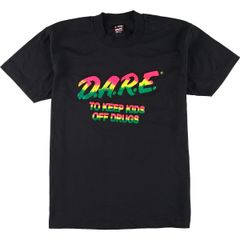 古着 90年代 FRUIT OF THE LOOM BEST D.A.R.E. to keep kids of drugs プリントTシャツ USA製 メンズL ヴィンテージ/eaa160596
