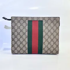GUCCI グッチ GGスプリーム シェリーライン クラッチバッグ セカンドバッグ 475316 ディース ポーチ aua44301r70412