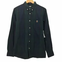 アベイシングエイプ A BATHING APE 胸ロゴ BD長袖シャツ チェック柄シャツ メンズ JPN：M のサムネイル