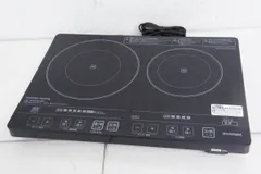 アイリスオーヤマ - 2口 IHクッキングヒーター アイリスオーヤマEIH1470-B IRIS OHYAMA IHクッキングヒーター 2口 EIH1470V-B 音声付 IH