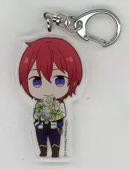 【中古】キーホルダー・マスコット(キャラクター) 朱桜司 「あんさんぶるスターズ!×animatecafe トレーディングアクリルキーホルダー 2nd Anniversary ver.(A)」