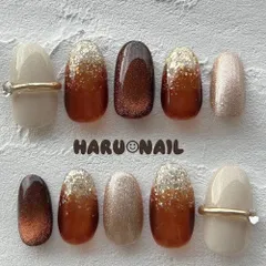 ネイルチップ　サイズオーダー　ニュアンスネイル