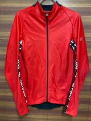 HG168 アソス assos ミレ MILLE GT SPRING FALL LONG SLEEVE JERSEY 長袖 赤黒 L 裏起毛