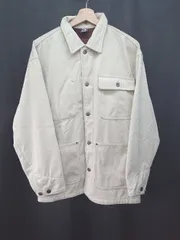 ◇ ⊇ FieldCore フィールドコア ワークマン 裏起毛 長袖 コーデュロイ シャツジャケット サイズL ベージュ メンズ E  【1506250011074】