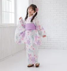 新品 浴衣 ゆかた 浴衣セット セット キッズ 子ども 子供 かわいい 【花ざかりの流れ金魚 Y4-84】 120 130 金魚 花柄 パステル ピンク 水色 パープル 紫 可愛い おしゃれ 子供浴衣 子ども浴衣 キッズ浴衣