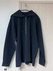 オムプリッセ　ジップパーカー Homme Plissé Issey Miyake ジップアップ パーカー | グレー