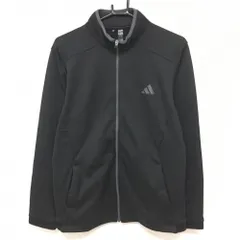 【超美品】アディダス ジャケット 黒 裏起毛 メンズ M ゴルフウェア 2023年モデル adidas