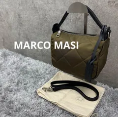 【美品】MARCO MASI マルコマージ　 キルティング　バッグ　 ２WAY ショルダーバッグ ハンドバッグ イタリア製