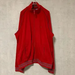 TOMMY HILFIGER トラックジャケット レッド【メンズXL】