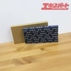 印傳屋 INDEN-YA 印伝 束入 財布 長財布 甲州印伝 和装小物 日本製 和柄 菖蒲 紺 白