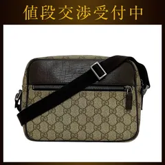グッチ ショルダーバッグ ベージュ ブラウン GGスプリーム 114291