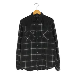 ディーゼル DIESEL コーデュロイ切替 スナップボタン チェック シャツ メンズ import：M 