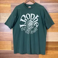 USA製 90s J.Rophe グラフィック アート デザイン T-sh Tシャツ サイズ メンズ XL シングルステッチ アメリカ製 90年代 VINTAGE 古着 r25062784/グリーン