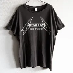 【80s】 【METALLICA Tee】 メタリカ ブラック フェード バンT 古着 Tシャツ 25090611