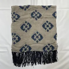 2508-130｜美品｜エンポリオアルマーニ スカーフ ネイビー タグあり