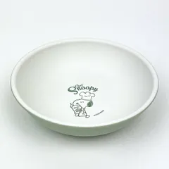 スヌーピー 木目調ラウンドプレート （グリーン） シェフスヌーピー お皿 SNOOPY