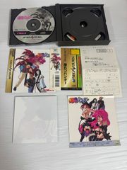 【帯・説明書・はがき・セル画応募券・ポスター付き】セガサターンソフト　爆れつハンター(T-22402G) アイマック　動作確認済み　アドベンチャー　1人用　盤面キズ・盤面カビあり（r70619s8)）